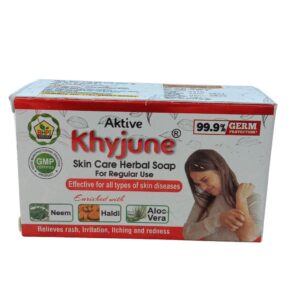 Bharat Aktive Khyjune Skin Care Herbal Soap | For Regular Use | All Types of Skin Diseases | 75 GM | Pack of 4