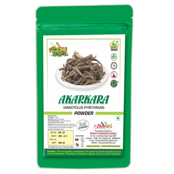 Bharat Akarkara Or Akallaka Powder – 200Gm Pack | Male Sexual Problems