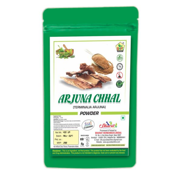 Bharat Arjuna Chaal Powder 400 Gm | Terminalia Arjuna | Arjuna Bark Churan | अर्जुन की छाल | Arjun Chall | Arjun Chhal