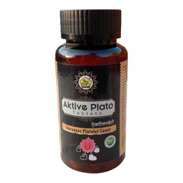 Bharat Aktive Plato Tablets | Increases Platelet Count | 100 Tablets