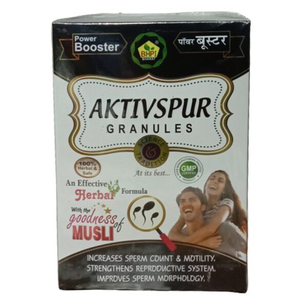 Bharat Aktivspur Granules 200Gm | Sperm Count &Amp; Motility