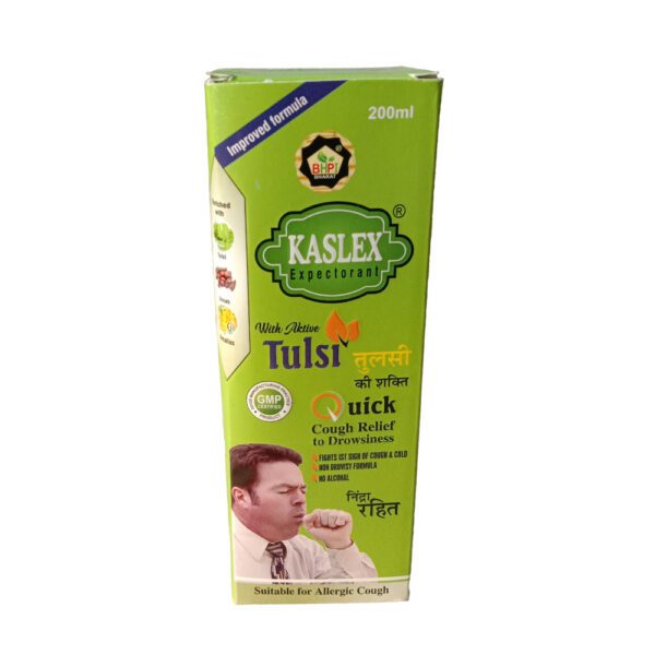 Bharat Kaslex Expectorant Syrup | Suitable for Allergic Cough 200 ML | Pack of 2