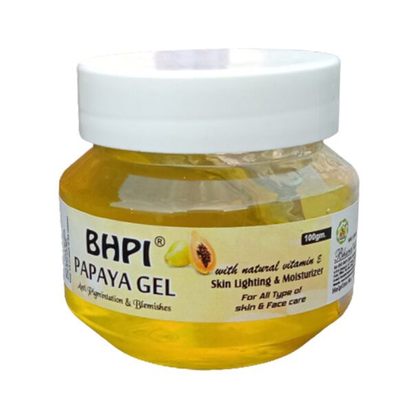 Bharat Papaya Gel | Anti Fragmentation &Amp; Blemishes | 100Gm | Pack Of 3