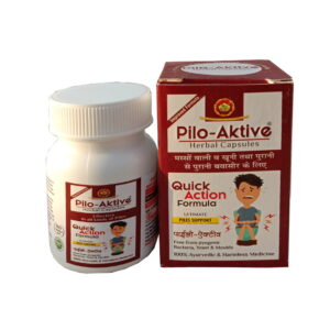 Bharat Pilo-Aktive Herbal Capsules | Piles Support | Pack of 2 | 24 Capsules