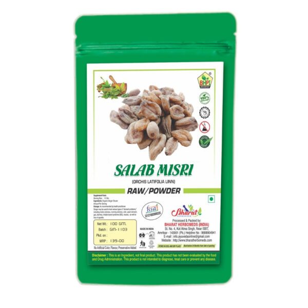 Bharat Salab Misri Powder 50Gm | Polygonatum Verticillatum | Salabmisri | Salab Mishri | Salab Misri | सालम मिश्री