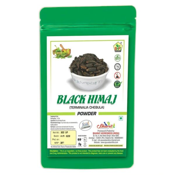Bharat Black Himaj Powder 300gm | Chotti Harad Powder