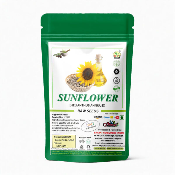 Bharat Sunflower Raw Seeds 300G – Boost Immunity &Amp; Energy Naturally