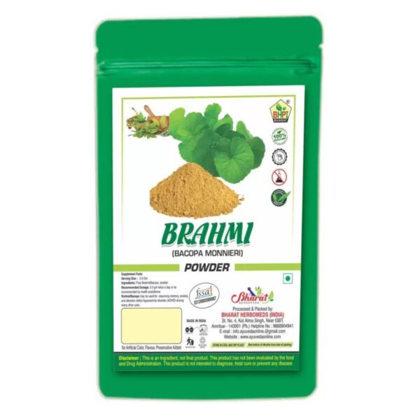 Bharat Brahmi Powder | Bacopa Monnieri | Brahmi Plant Powder | 300Gm